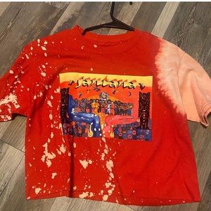 Distressed Santana tee